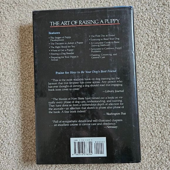 4/$25 The Monks of New Skete‎ - The Art of Raising a Puppy - Hardcover - Picture 5 of 5